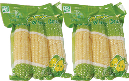 甜玉米，水果玉米包裝袋圖片